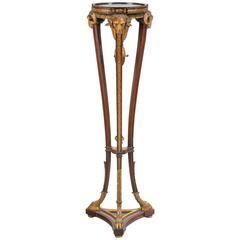 19th Century Mahogany and Giltwood Torchere 7