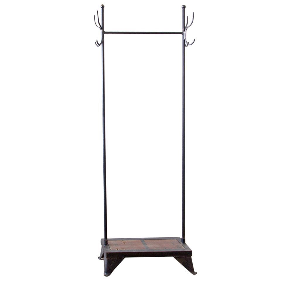Vintage Aluminum Coat Rack For Sale at 1stDibs