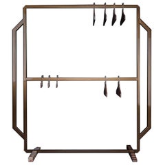 Mainframe Valet Stand in Brown