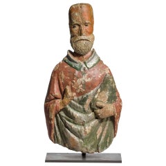 Mid-16th Century Figure of Saint Francis of Assisi