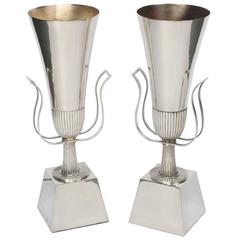 Pair of Tommi Parzinger Urn Table Lamps, Circa 1940s 12