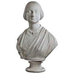 Mid-19th Century Bust of a Young Female 5