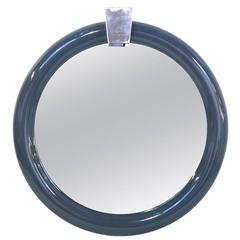 1970s, Lacquered Mirror in the Manner of Karl Springer