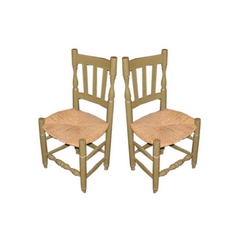Set of 12 Spanish Bodega Chairs For Sale at 1stDibs