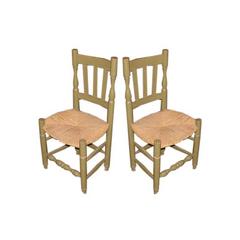 Set of 12 Spanish Bodega Chairs