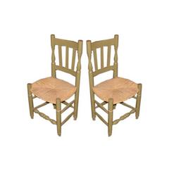 Set of 12 Spanish Bodega Chairs