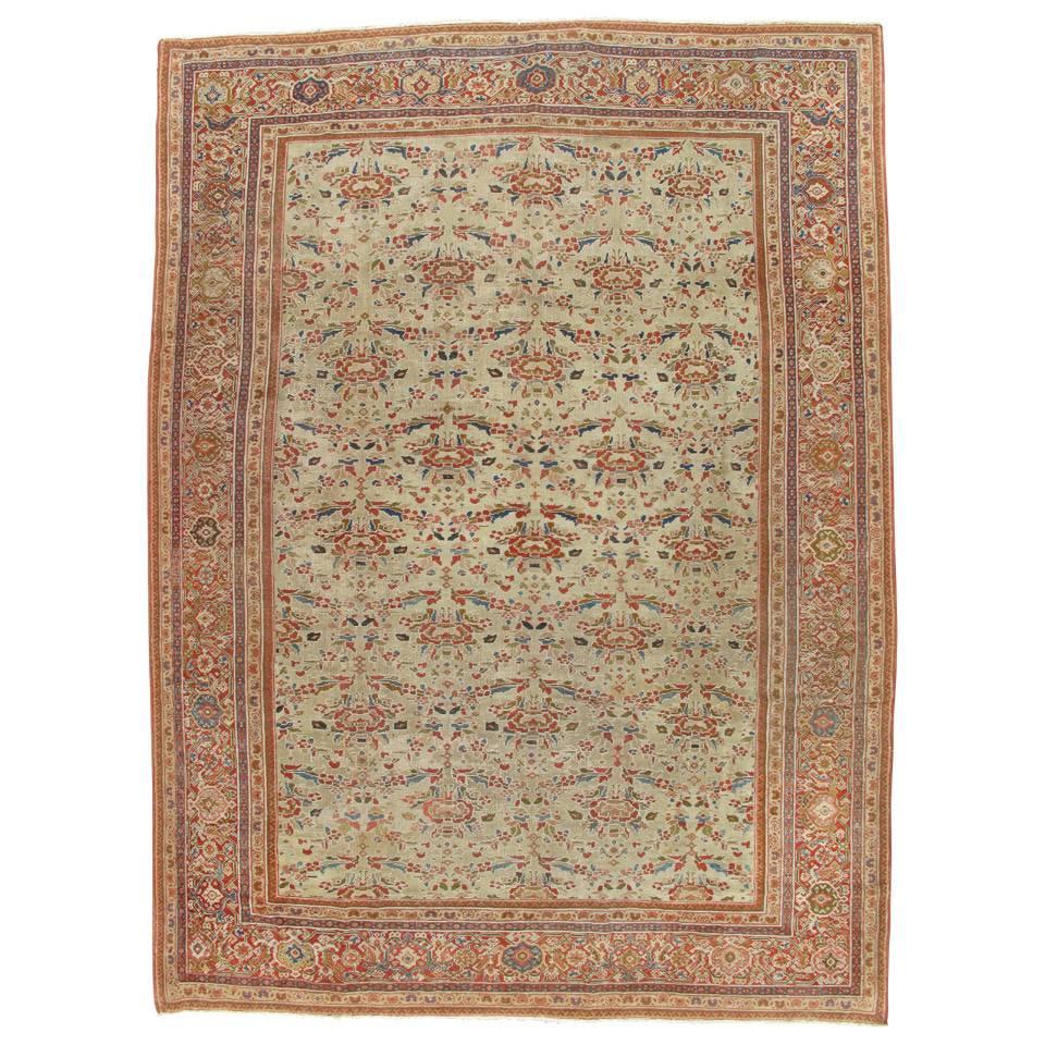 Antiker persischer Sultanabad-Teppich aus Persien