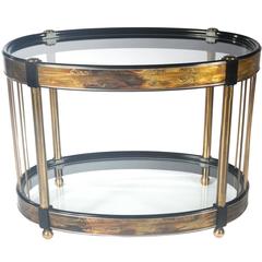 Mastercraft Two-Tier Table by Bernard Rohne