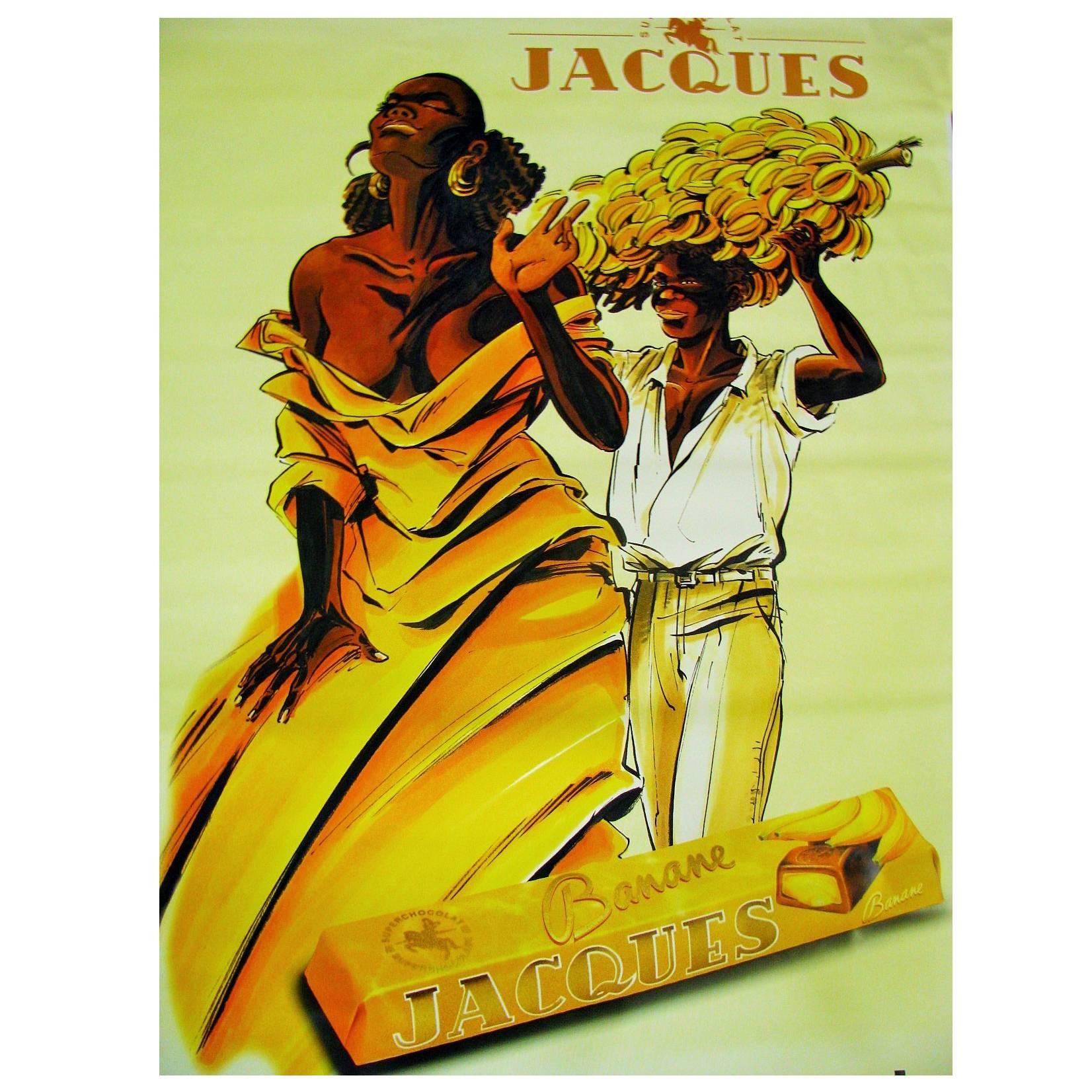 Oversized Chocolate Advertising Poster, Belgium, 1999