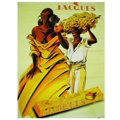 Vintage Oversized Chocolate Advertising Poster, Belgium, 1999