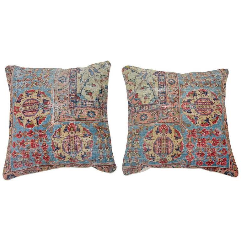 Set of Persian Tabriz Pillows at 1stdibs