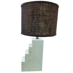 Donghia Cast Stone Architectural Table Lamp 8