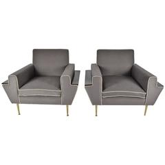 Pair of Italian Lounge Chairs 12
