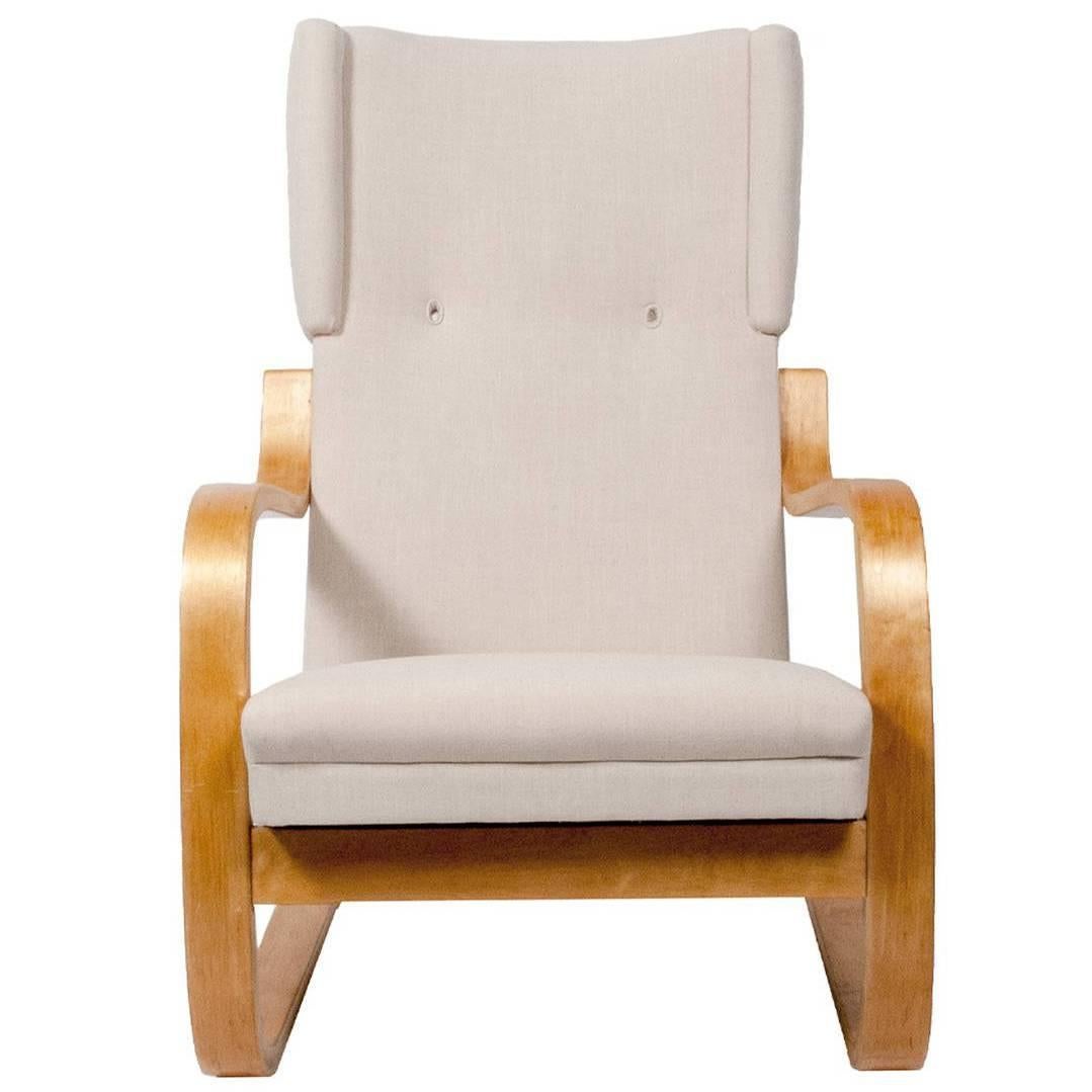 Early Wing Chair Model 401 by Alvar Aalto