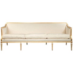 Paketvergoldetes Sofa aus der Zeit von George III