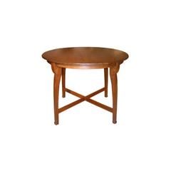 Oak Side Table Attributed to Van de Velde 7