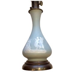 Lampe de table en porcelaine française