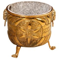 Large 19th Century Dutch Brass Container 11