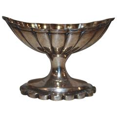Silver Shell Bowl on Foot 10