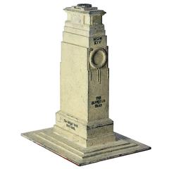 c. 1920 spelter model of Edwin Lutyens Cenotaph, London
