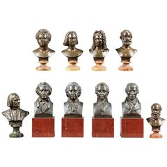 Interesting Collection of Ten Busts of Composers 12