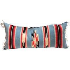 Vintage Chimayo Mexican Indian Weaving Bolster Pillows