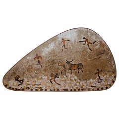 Richard Hohenberg, mosaïque, vers 1958, céramique et nacre.