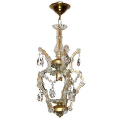 Set of Chandeliers with Crystal Drops, Sold Individually