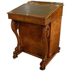 Beautiful Burr Walnut, Kingwood and Ormolu Victorian Period Davenport 5
