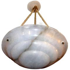 Art Deco Alabaster Light Fixture 8