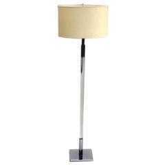 French Mid-Century Modern Floor Lamp in Lucite 12