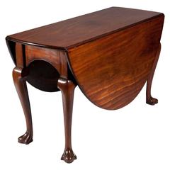 George II Mahogany Gate-Leg Drop-Leaf Dining Table 1
