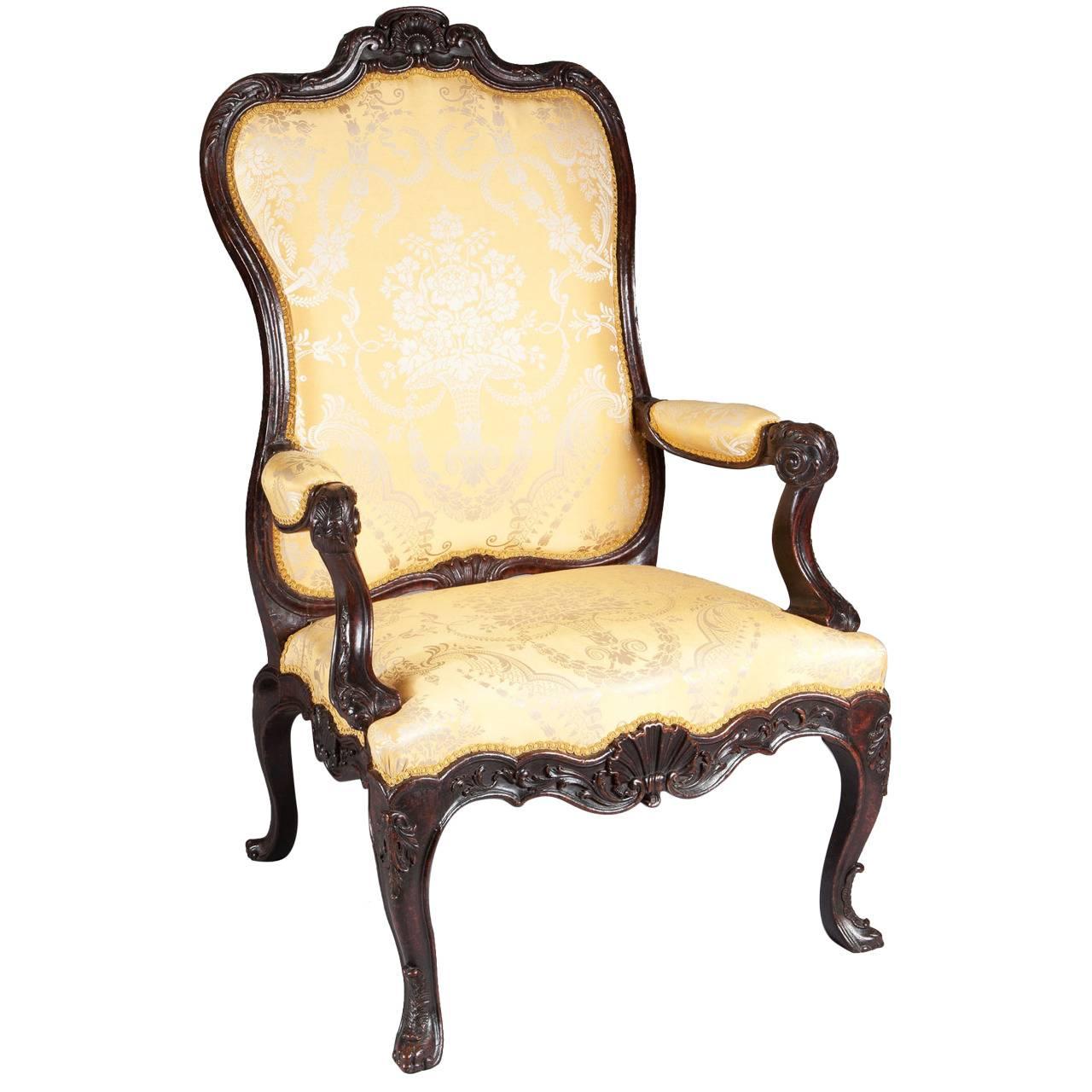 18th Century Large-Scale Continental Armchair