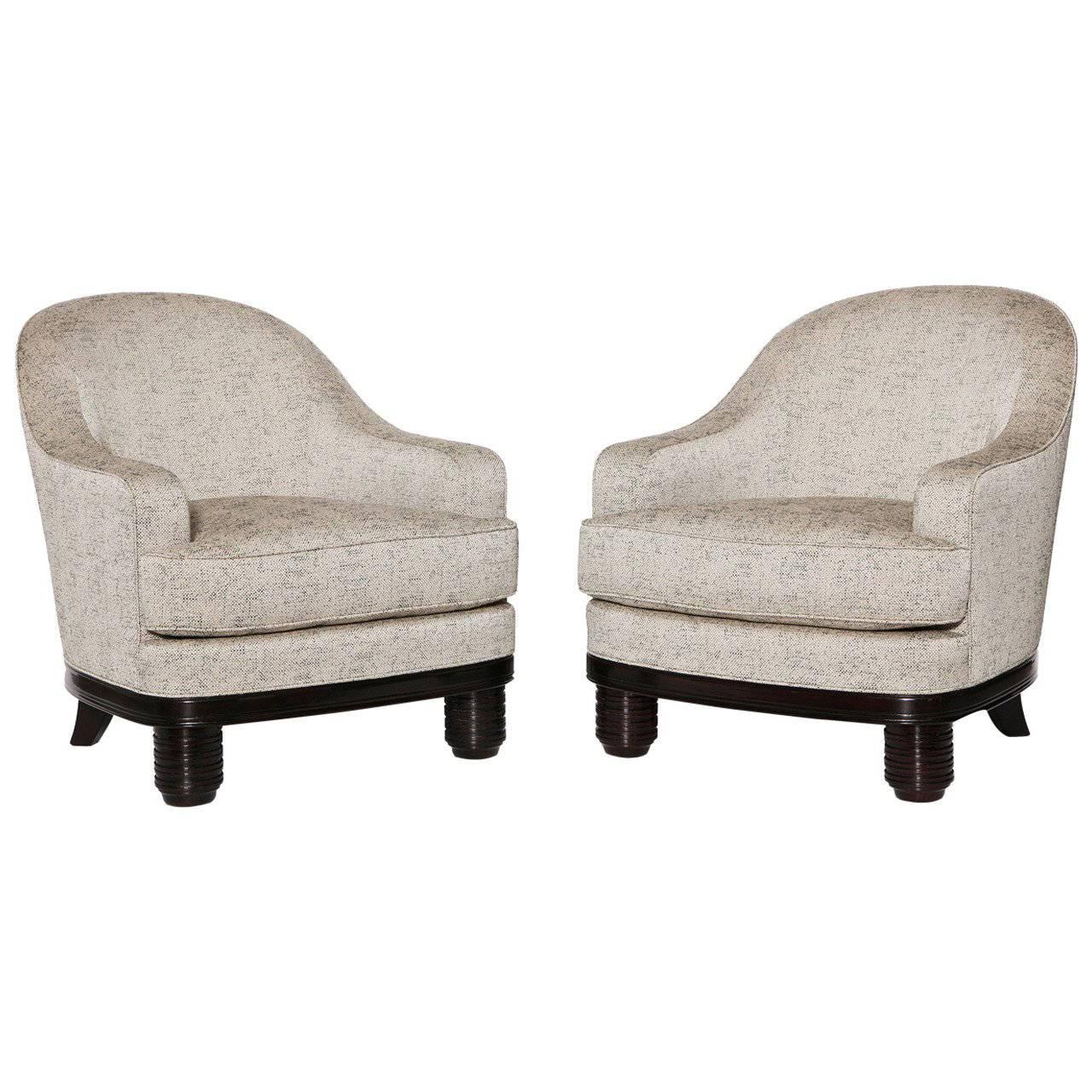 Paul Follot Pair of Armchairs, France, C. 1927