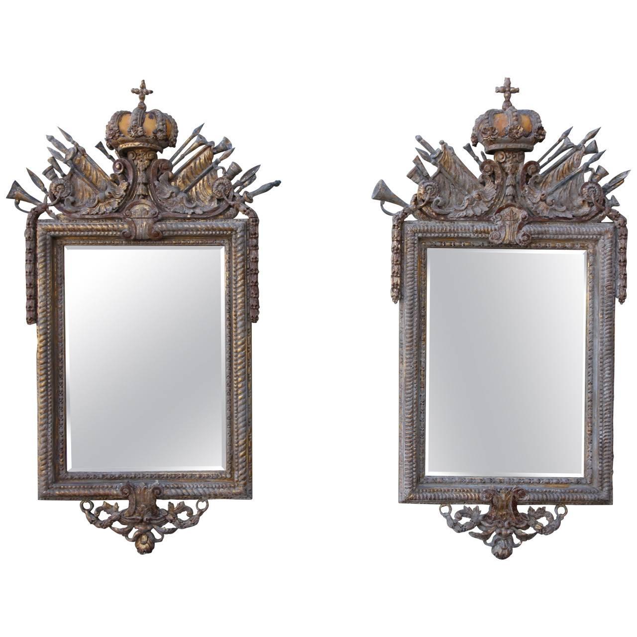 French Louis XIV Style Mirrors