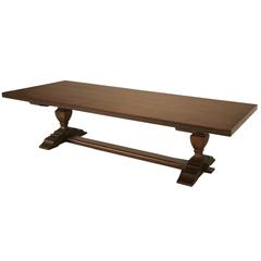Trestle Style Dining Table 9