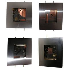 A Series of 4 Wall Sculptures signed C. Jere
