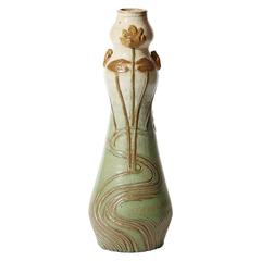 20th Century Floral Vase by Emile Belet for Paul Milet