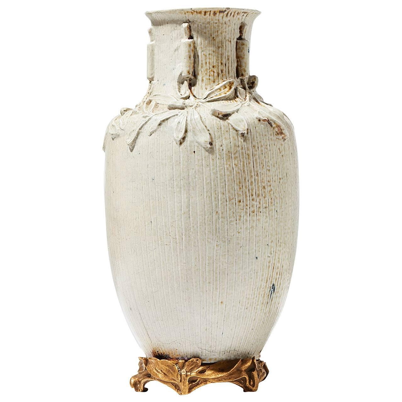 19th Century Santa Lucia Vase by Jean-Michel Cazin For Sale
