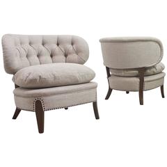 Pair of Otto Schulz "Schulz Chair" for Boet, Sweden 7
