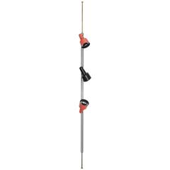 Midcentury Three-Light Adjustable Pole Floor Lamp by Lightolier