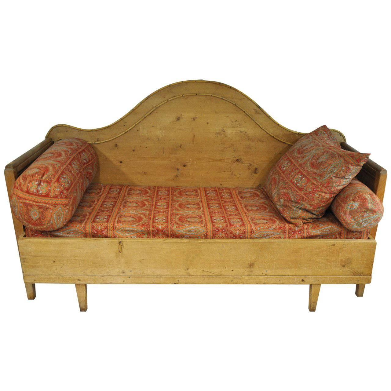 18th Century Swedish Sofa Bed For Sale