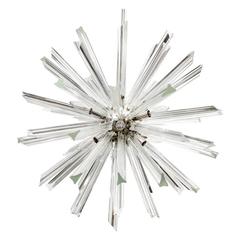 Crystal Sputnik Chandelier by Venini for Camer