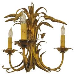 Wheat Sheaf Three-Light Hanging Fixture