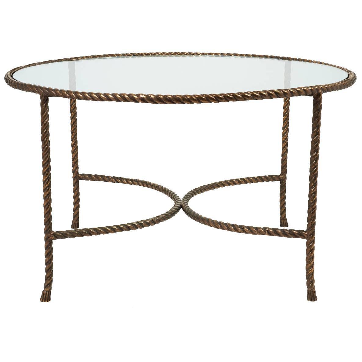 Rope Table L italian solid bronze rope and tassle cocktail Rope Table L italian solid bronze rope and tassle cocktail