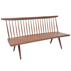 George Nakashima Walnut Bench