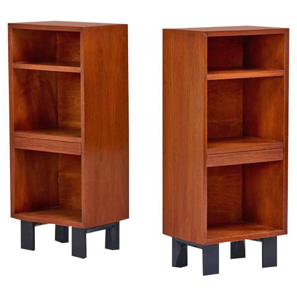 Pair of George Nelson Nightstands For Sale