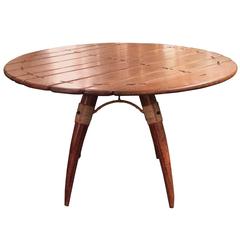 Palm Wood Dining Table