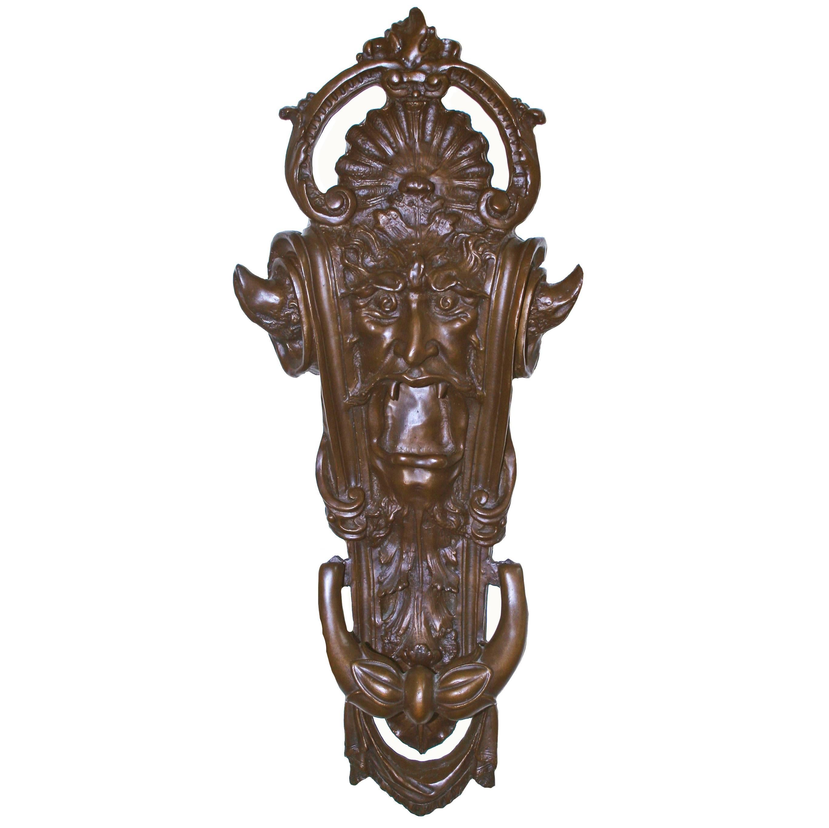 Antique Gothic Door Knocker - 3 For Sale on 1stDibs