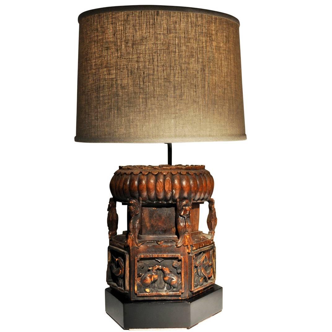 Chinese Architectural Fragment Lamp